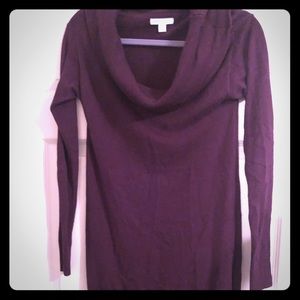 NY&Co Maroon Tunic Sweater